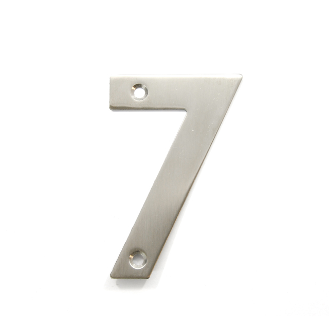 STAINLESS STEEL HOUSE NUMBER / 7