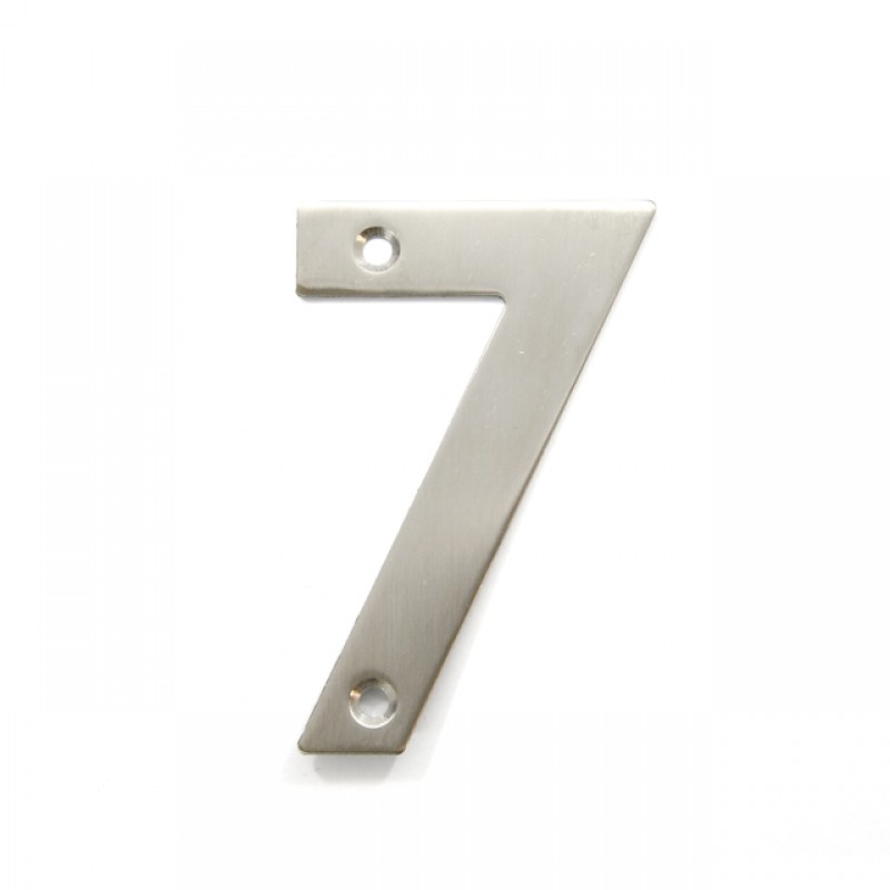 STAINLESS STEEL HOUSE NUMBER / 7