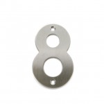 STAINLESS STEEL HOUSE NUMBER / 8