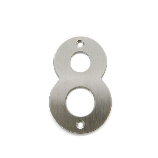STAINLESS STEEL HOUSE NUMBER / 8