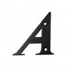 STEEL HOUSE LETTER / BLACK / A