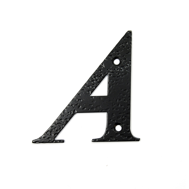 STEEL HOUSE LETTER / BLACK / A