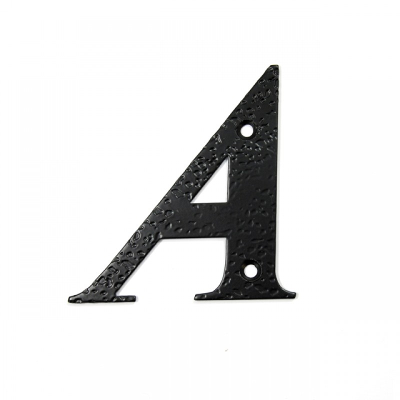 STEEL HOUSE LETTER / BLACK / A