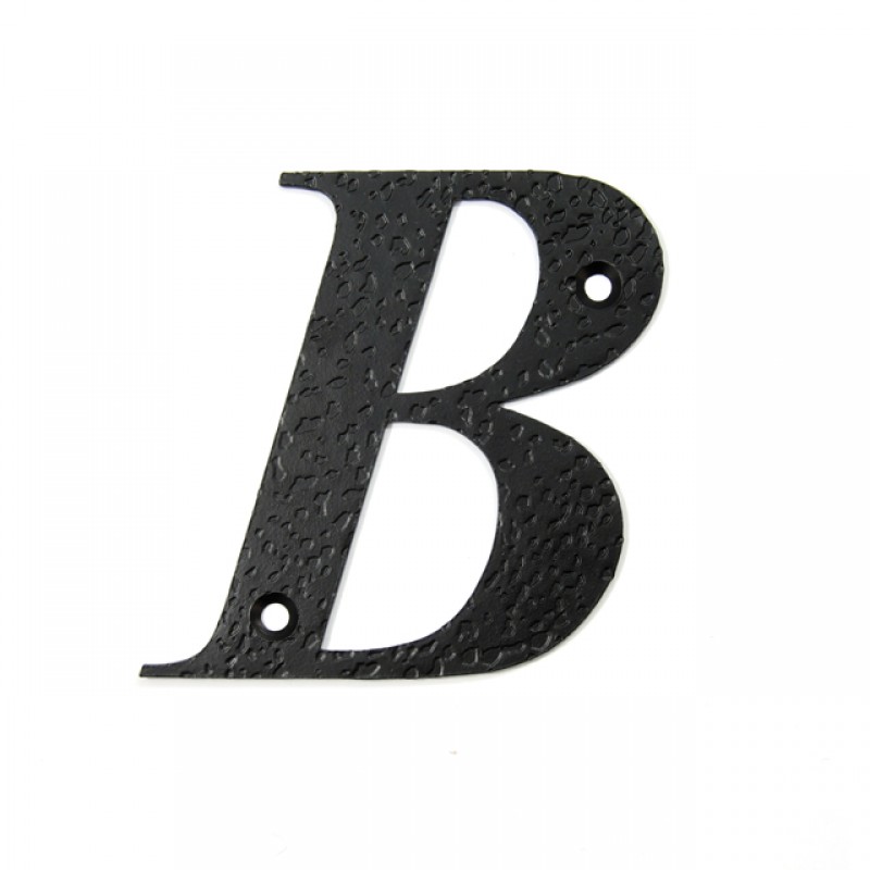 STEEL HOUSE LETTER / BLACK / B