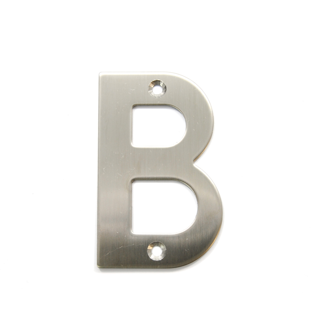 STAINLESS STEEL HOUSE NUMBER / LETTER B