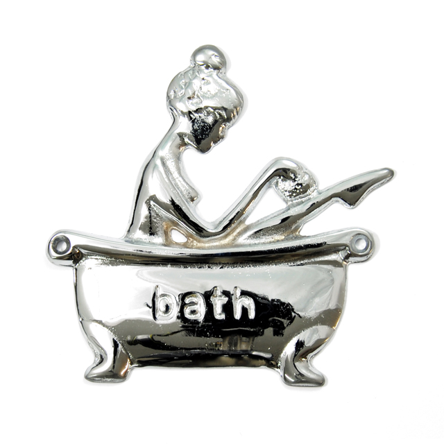WC DECORATIVE CHROME BATHTUB