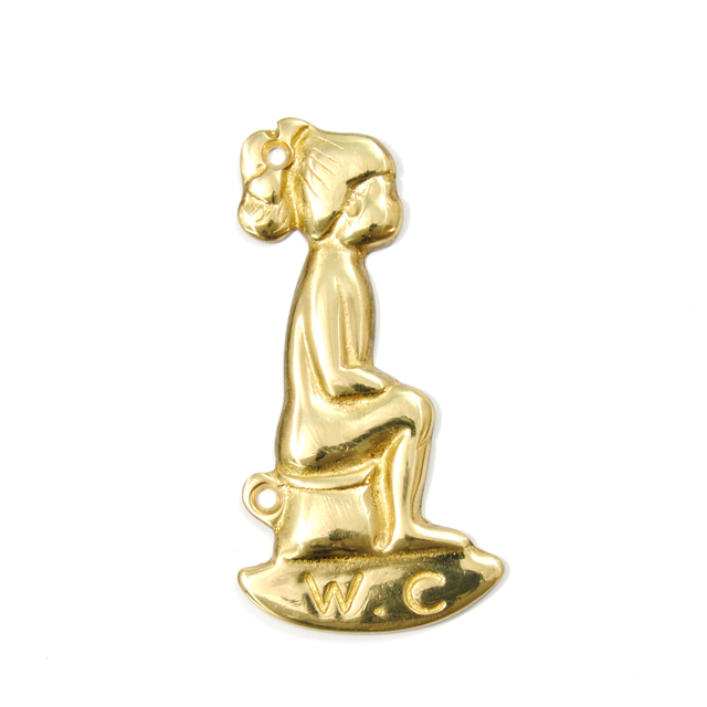 WC GOLD GIRL DECORATIVE