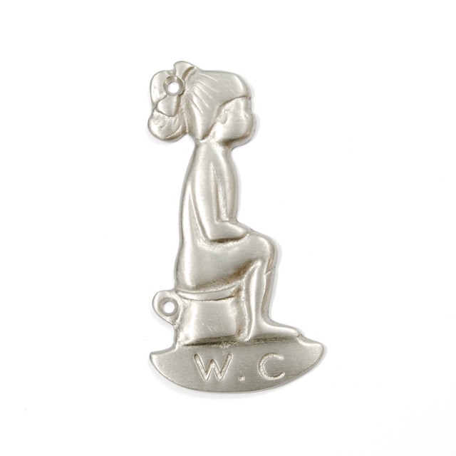 WC NIKEL MATTE GIRL DECORATIVE