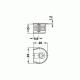 PLASTIC SHELF BRACKET 19mm WITHOUT NOTCH - BROWN PLASTIC SHELF CONNECTORS
