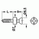 PLASTIC SHELF CONNECTOR BOLT / D3 L11 PLASTIC SHELF CONNECTORS
