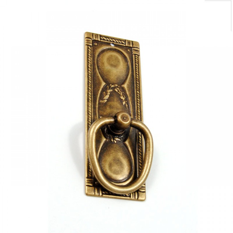 B1162 FURNITURE KNOB DROP RING / ANTIQUE  CLASSIC-PORCELAIN COLLECTION