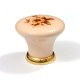 M040 FURNITURE KNOB / BEIGE-BROWN  CLASSIC-PORCELAIN COLLECTION