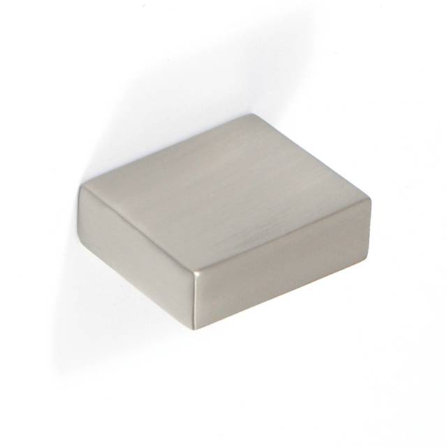 M120 RECTANGULAR FURNITURE KNOB / MAT NICKEL 