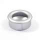 MAT CHROME INSET PULL PLASTIC ROUND D.35 INSET HANDLES