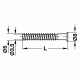 FURNITURE CONFIRMAT SCREW PZ2 5,0x38mm 