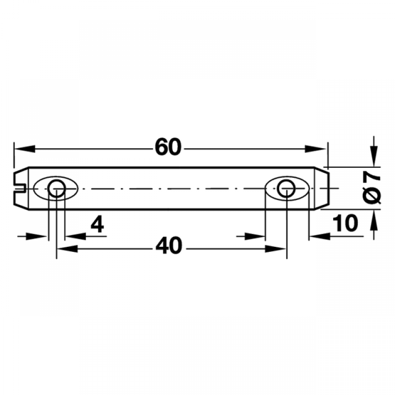 DOUBLE COLE CONNECTING BOLT / 60mm