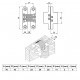 INOX FURNITURE CONCEALED HINGE / 70mm