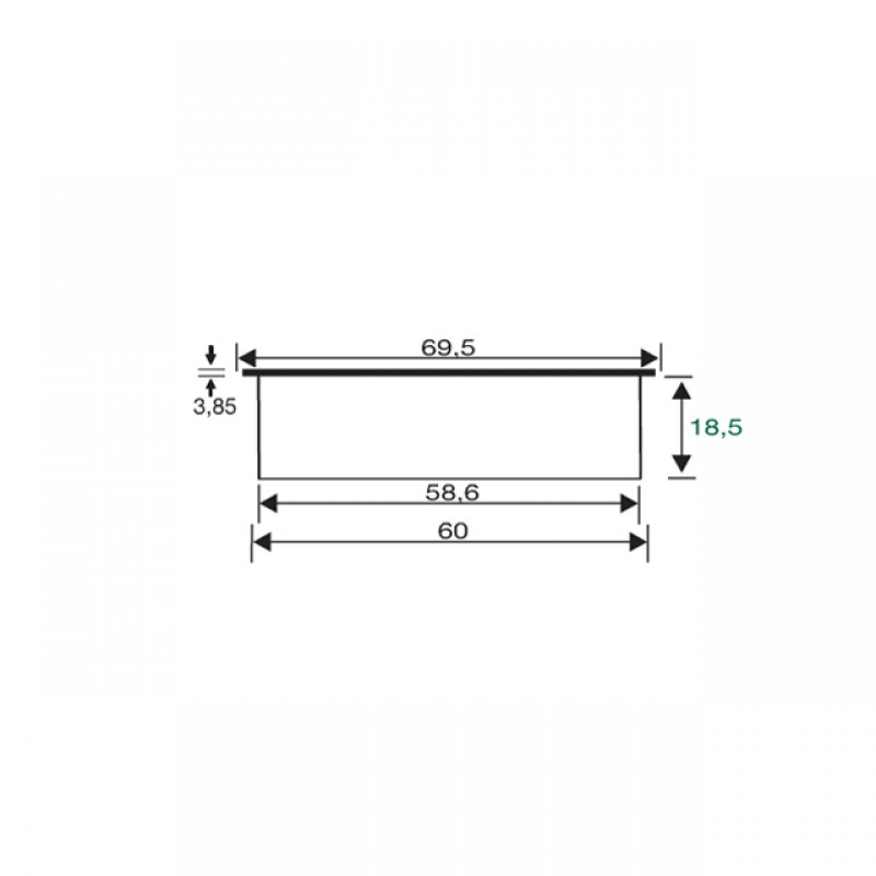 DESK GROMMET D.60 / GRAY CABLE HOLE COVERS - POWER BOXES