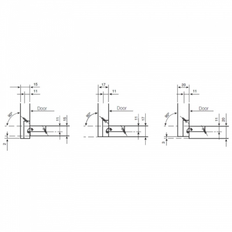 CONCEALED D.30mm HINGE / D.11mm