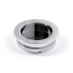 INSET PULL ROUND D.35 / CHROME 