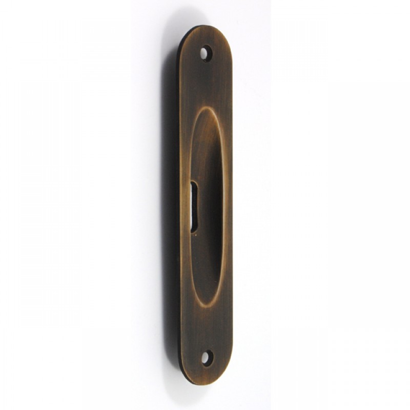 GAMMA ANTIQUE PULL FOR SLIDING DOOR WITH HOLE DOOR INSET HANDLES-PULLS