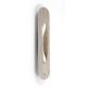 OVAL MAT NICKEL PULL FOR SLIDING DOOR WITHOUT HOLE DOOR INSET HANDLES-PULLS