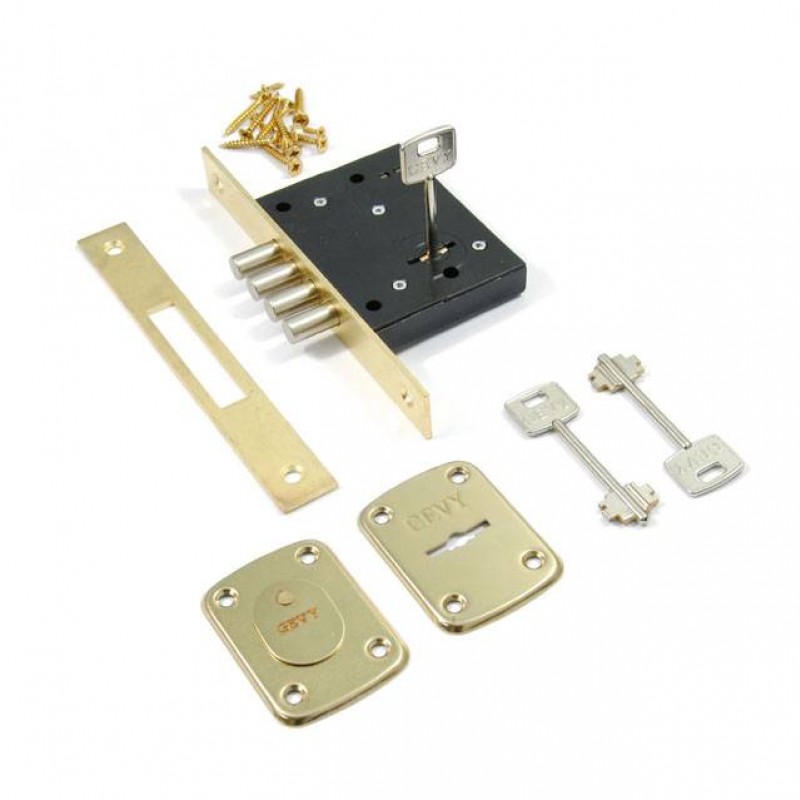 EXTRA SECURITY SAFELOCK 2x4(PINS) GEVY / MAT GOLD