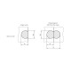 CONCEALED D.30mm HINGE / D.11mm