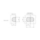CONCEALED D.30mm HINGE / D.8mm