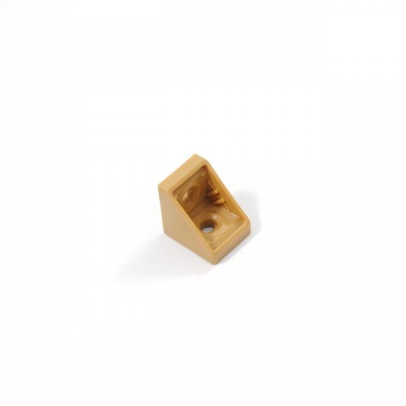 BACK BOARD CORNER CONNECTOR 18mm BEIGE EXTERNAL FURNITURE BRACKETS - CORNER BRACKETS