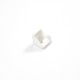 BACK BOARD CORNER CONNECTOR 18mm WHITE EXTERNAL FURNITURE BRACKETS - CORNER BRACKETS