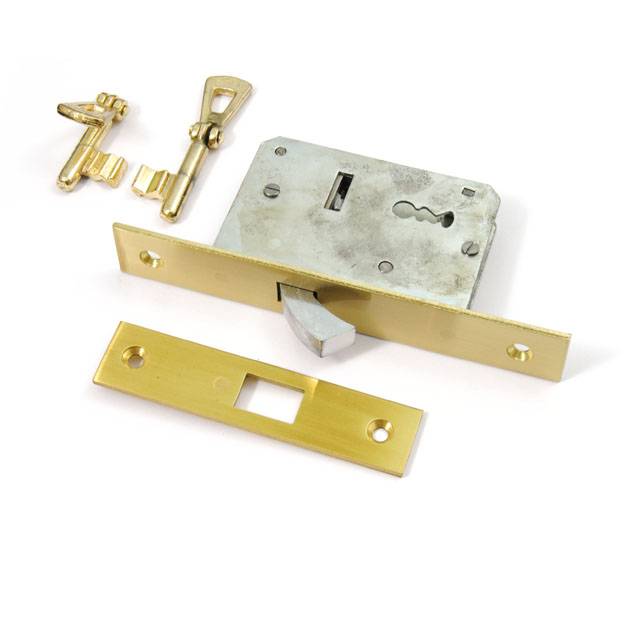 SLIDING DOOR LOCK HALZ / BRASS