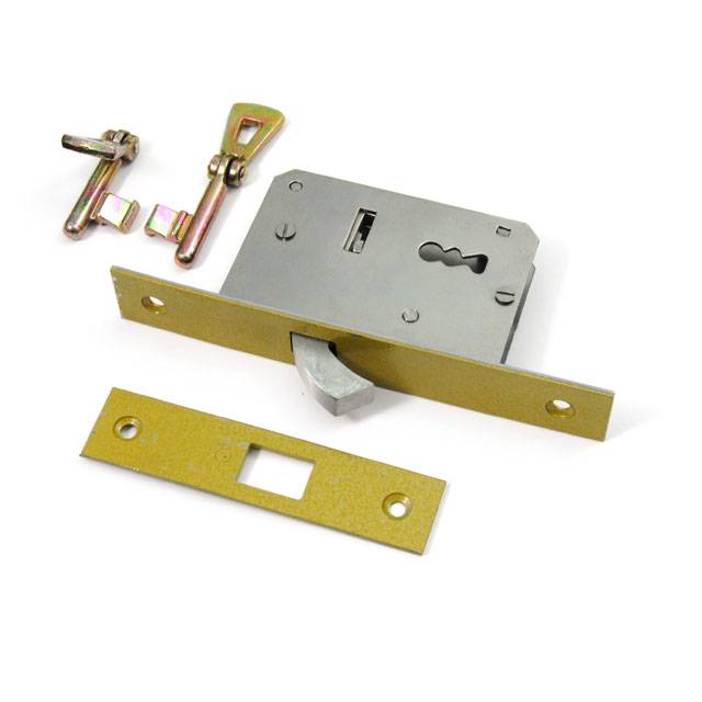 SLIDING DOOR LOCK HALZ / BROWN