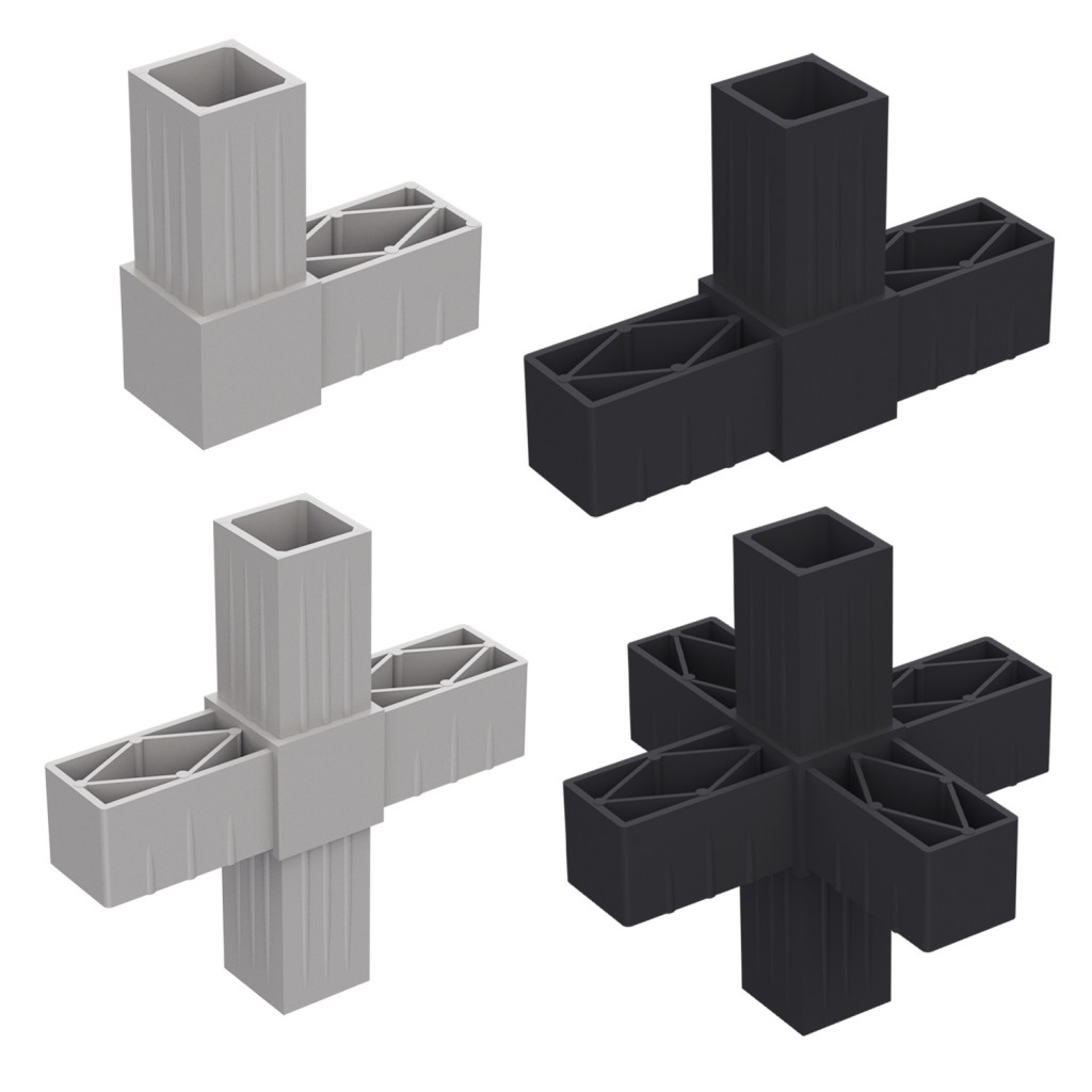 SQUARE TUBE 30x30 SHELF SYSTEM