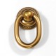 C344 FURNITURE KNOB DROP RING / ANTIQUE  CLASSIC-PORCELAIN COLLECTION