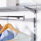 CLOTHES HANGING BRACKET ELEMENT SYSTEM 345 mm (L & R) / WHITE