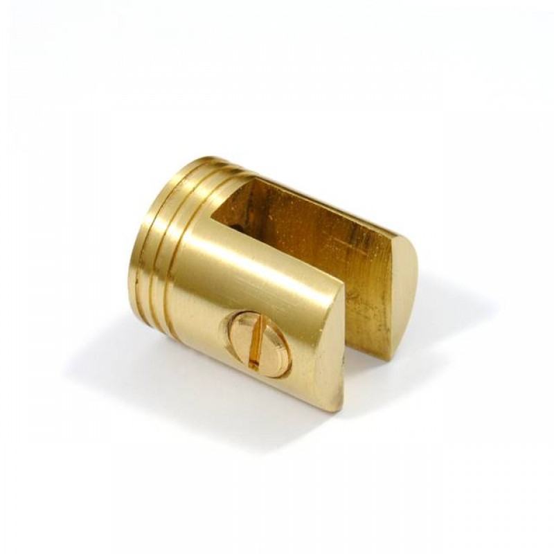 GLASS SUPPORTS 6 GOLD MAT 3-6mm GLASS SHELF SUPPORTS