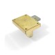 SECURITY BOX FURNITURE LOCK 35mm / GOLD