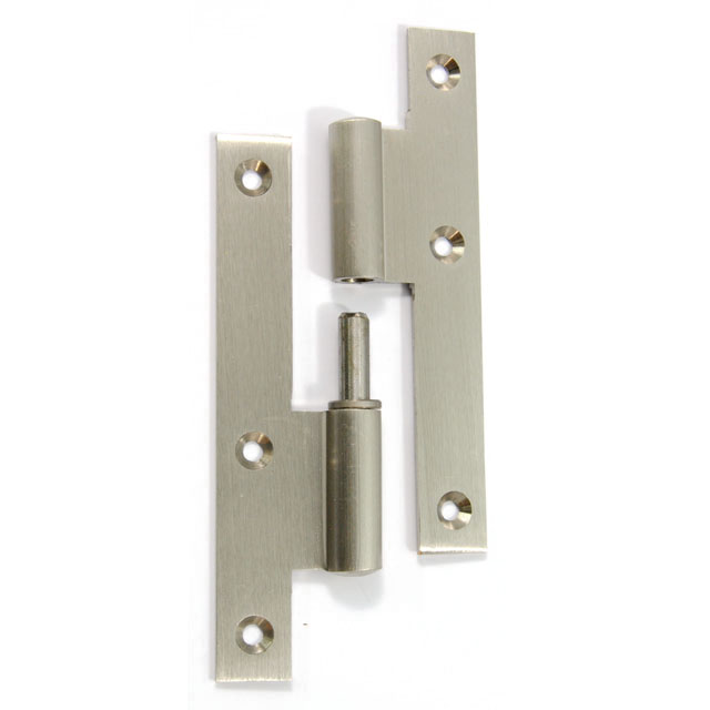 LIFT-OFF BRASS HINGE Νο140 / LEFT / MAT NICKEL