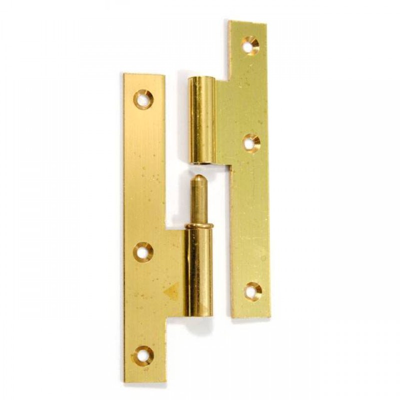 LIFT-OFF BRASS HINGE Νο100 / LEFT / GOLD