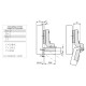 D.35 INDAUX B' HINGE / FOR INSET DOOR