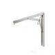 FOLDING BRACKET 30x30 / CHROME MULTIPLE POSITION FOLDING TABLE BRACKET