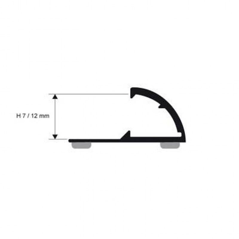 CARPET ENDING ALUMINIUM 270cm PROFILE / ALUM MAT CARPET ROFILES