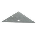 ΑΝΑΡΤΗΡΑΣ ΕΡΜΑΡΙΩΝ ΤΡΙΓΩΝΙΚΟΣ 10x10x0.1 cm / ΓΑΛΒΑΝΙΖΕ