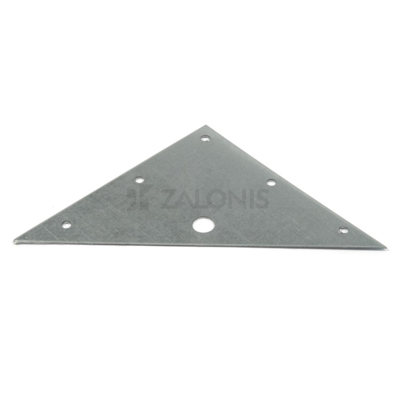 ΑΝΑΡΤΗΡΑΣ ΕΡΜΑΡΙΩΝ ΤΡΙΓΩΝΙΚΟΣ 10x10x0.1 cm / ΓΑΛΒΑΝΙΖΕ