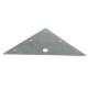 ΑΝΑΡΤΗΡΑΣ ΕΡΜΑΡΙΩΝ ΤΡΙΓΩΝΙΚΟΣ 10x10x0.1 cm / ΓΑΛΒΑΝΙΖΕ