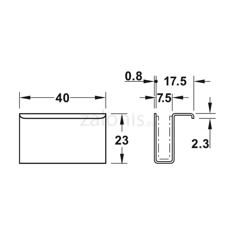 ΑΝΤΙΚΡΙΣΜΑ Π 40x24 / ΜΕ ΧΕΡΟΥΛΙ / ΧΡΩΜΙΟ