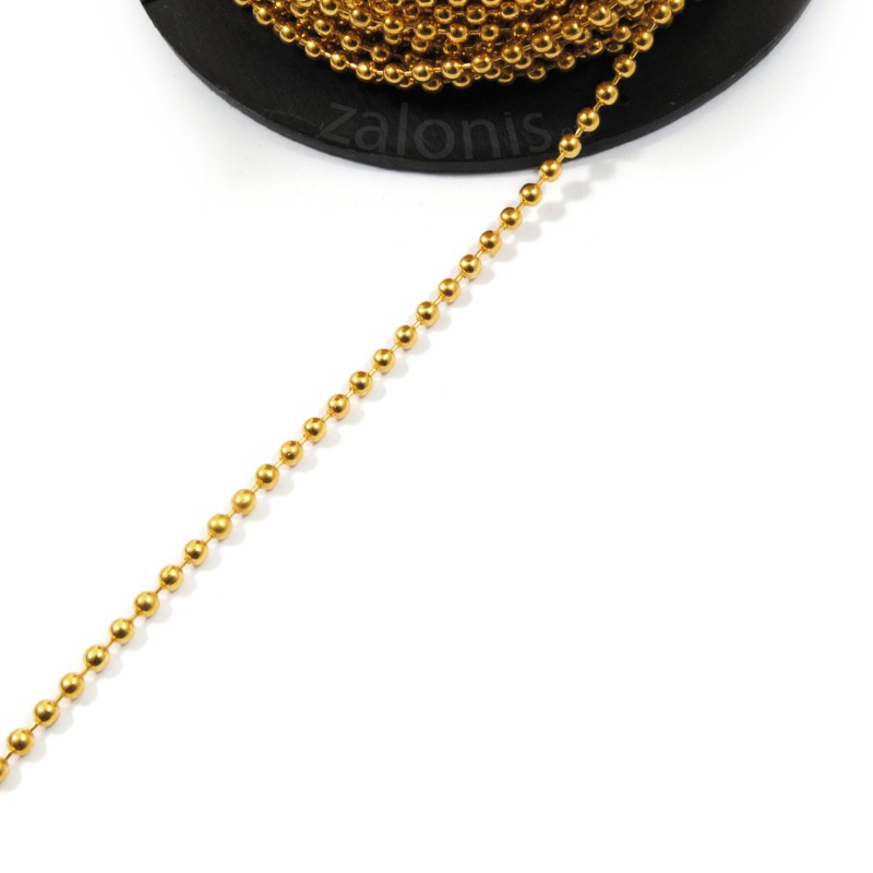 BALL CHAIN / GOLD