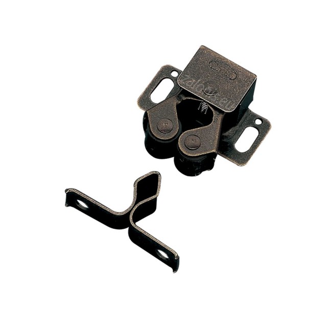 CLOSET ROLLER CATCH / BRONZE