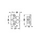 PLASTIC CLOSET ROLLER CATCH / WHITE CATCHES